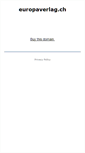 Mobile Screenshot of europaverlag.ch